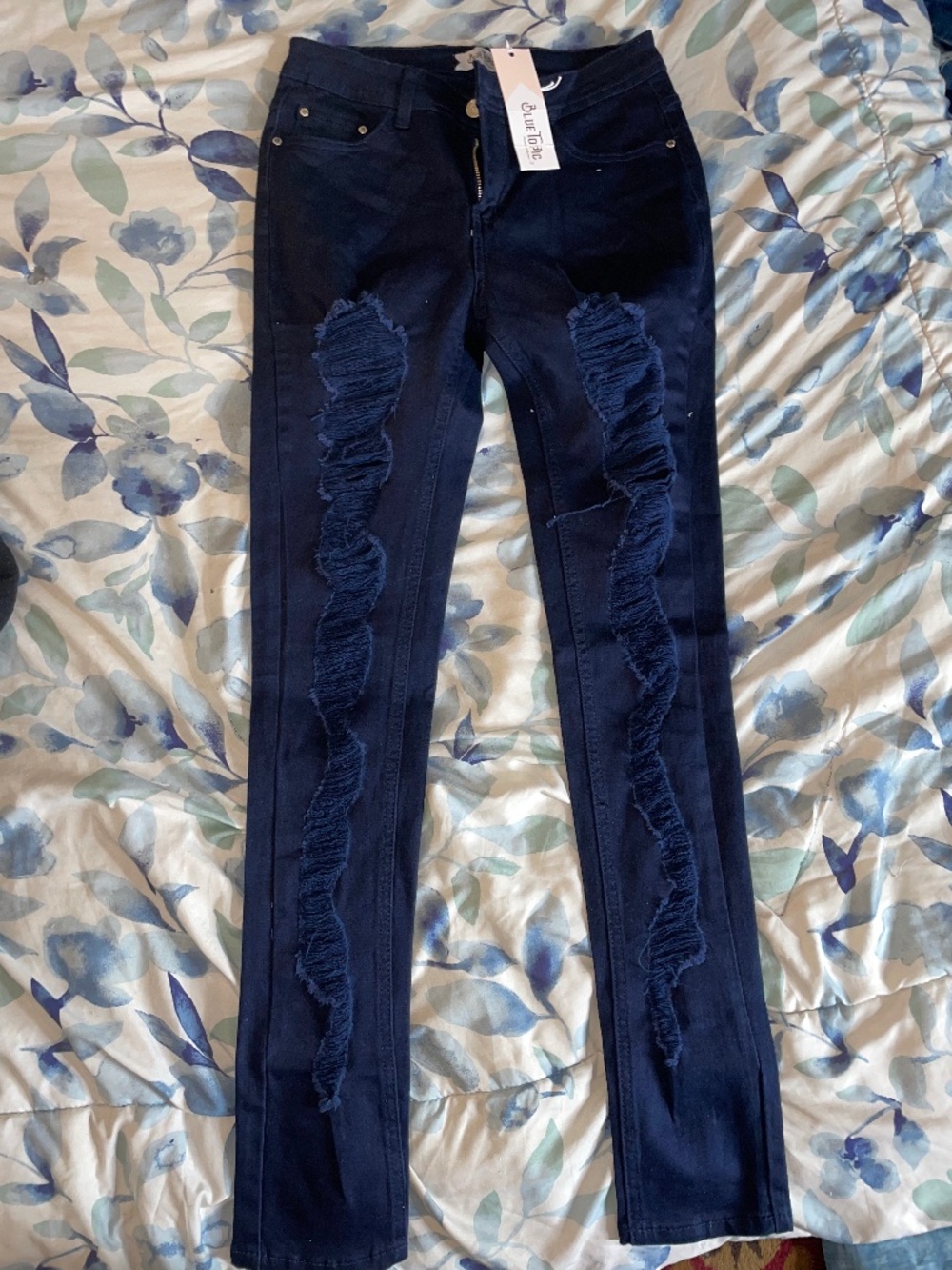Blue topic skinny jeans brand new